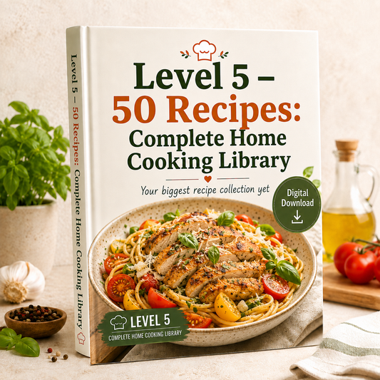 Level 5 – 50 Recipes: Complete Home Cooking Library