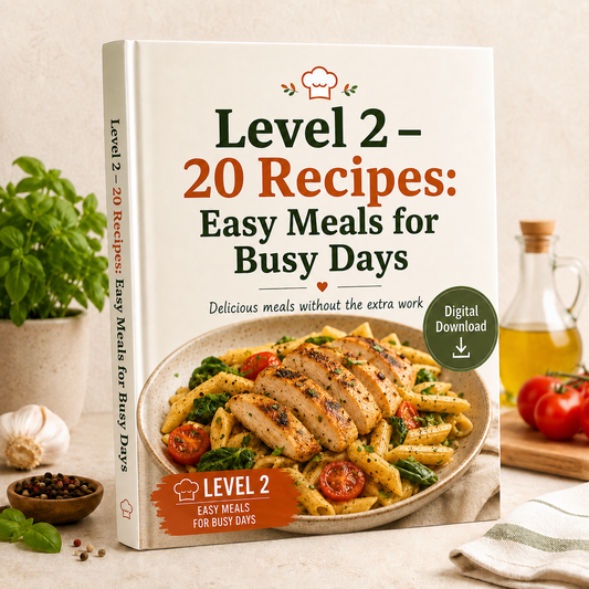 Level 2 – 20 Recipes: Easy Meals for Busy Days